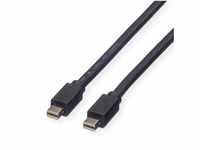 ROLINE DisplayPort Kabel, Mini DP ST - Mini DP ST Audio- & Video-Kabel, Mini