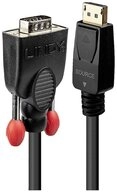 Lindy LINDY Anschlusskabel DisplayPort Stecker, VGA 9pol. Stecker 1.00 m Sc