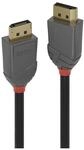 Lindy 2m DisplayPort 1.4 Kabel, Anthra Line 36482 HDMI-Kabel, (2.00 cm), 8K UHD
