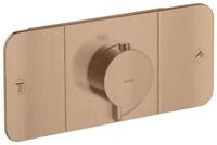hansgrohe Unterputzarmatur Axor One Thermostatmodul f&uuml;r 2 Verbraucher Unterputz