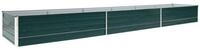 vidaXL Hochbeet, Garten-Hochbeet Verzinkter Stahl 480x80x45 cm Gr&uuml;n