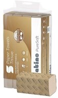 WEPA Papierhandtuch Handtuchpapier PureSoft braun 24x23cm 3.200 Blatt
