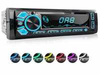 XOMAX XM-RD287 Autoradio mit DAB+ plus, Bluetooth, 2x USB, SD, AUX, 1 DIN...