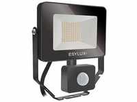 Esylux AFLBASICLED10W 3K BK EL10810817 LED-Außenstrahler 10W Weiß
