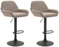 CLP Braga Stoff (Set, 2 St., 2er), drehbar und h&ouml;henverstellbar
