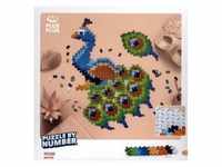 Plus-Plus 800 Kreativ Bausteine Puzzle Pfau (800 Teile)