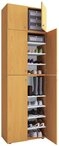 VCM Schuhschrank Schuhkommode Lona H. 223 x B. 70 x T. 39 cm