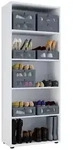 VCM Schuhregal Holz Kleiderschrank Schuhschrank Vandol, 1-tlg., 70x178x40cm Flur