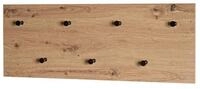HAKU Garderobenst&auml;nder PARMA 3 Garderobe - eiche-schwarz - MDF, Metall - H....