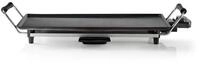 Nedis Grillplatte FCTE110EBK50 (1-St), Antihaftbeschichtung, regelbare...