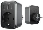 UGREEN Steckdose Wandladeger&auml;t 30W (2xUSB/USB C/AC) Adapter EU - EU 13A CD314