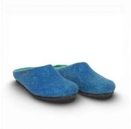 Gottstein Magicfelt 709 (100% Wolle) blau (Gr&ouml;&szlig;e 36-42) Hausschuh