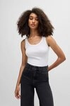 BOSS ORANGE Kurzarmshirt Tanktop - Eng