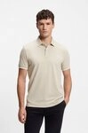 BOSS ORANGE Poloshirt Passertip mit BOSS Logo-Badge