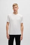 BOSS ORANGE T-Shirt Tales mit BOSS Stickerei auf der Brust