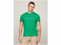 Tommy Hilfiger T-Shirt TOMMY LOGO TEE aus reiner, nachhaltiger Baumwolle, grün