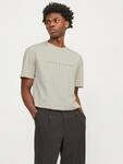 Rundhalsshirt JACK & JONES "JJESTAR mit Pigmentprint und Baumwollgef&uuml;hl", Herren,