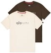 Alpha Industries T-Shirt Alpha Label T-Shirt 2 Pack