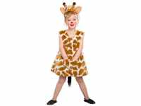 Festartikel Müller GmbH Kostüm Giraffe Tier Kleid für Kinder Verkleidung