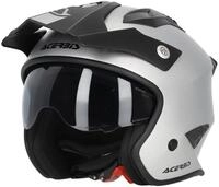 Acerbis Motorradhelm Aria Metallic Jethelm, Integriertes Sonnenvisier