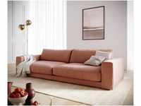 DeLife Big-Sofa Cubico 290x120 cm Flachgewebe Orange