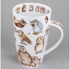 formano Tasse Dunoon Henley, Porzellan, H&ouml;he: 15cm, Farbe: Mehrfarbig, Motiv: Eulen