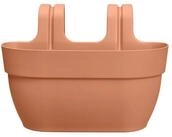 Elho Pflanzk&uuml;bel Vibia Campana Easy Hanger Balkonkasten: Braun, 5.8L, Recycelt