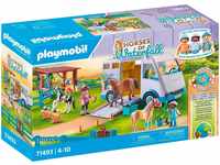 Playmobil® Konstruktions-Spielset Mobile Reitschule (71493), Horses of...