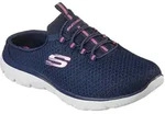 Skechers 149529-NVHP Clog Leichter Freizeitschuh mit offenem Fersenteil