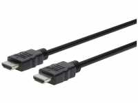 Digitus Digitus HDMI Anschlusskabel HDMI-A Stecker, HDMI-A Stecker 3.00 m Schw