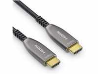 sonero sonero® 10m HDMI Kabel 2.0b, Glasfaser Hybrid, UHD 2160P, 4K60Hz,...