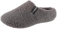 Pantoffel VERBENAS "YORK GALES", Damen, Gr. 40, grau (dunkelgrau), Textil, Schuhe