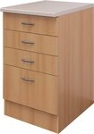Flex-Well Unterschrank Nano (B x H x T) 50 x 85/86 x 60 cm, mit praktischen