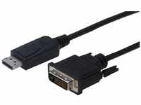 Digitus DisplayPort auf DVI-Kabel HDMI-Kabel, schraubbar