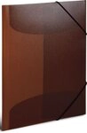 HERMA Organisationsmappe 3x Herma 19510 Gummizugmappe - A4, PP transluzent, braun