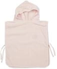 Meyco Baby Badeponcho Soft Pink, 100% Baumwolle, Seil/B&auml;ndchen, 1-3 jaar