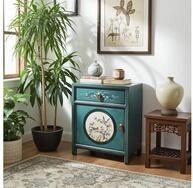 OPIUM OUTLET Nachtkommode Nachttisch Vintage-Stil (M&ouml;bel asiatisch orientalisch