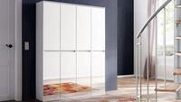 trendteam Garderobenschrank Garderobenschrank Mirror Schuhschrank 8-trg...