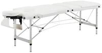 HOMCOM Massageliege klappbares Massagebett, Kunststoff, Alu (Massageliege, 1-St.,