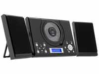 ROXX MC 201 Stereo-CD Player (CD-Player, Radio, AUX, abnehmbare Lautsprecher)