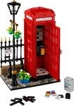 LEGO&reg; Ideas 21347 Rote Londoner Telefonzelle Spielbausteine, (Set, 1460 St.,...
