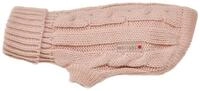 Wolters Hundepullover Strickpullover Zopf rosa 20cm Regul&auml;r