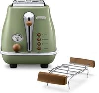 De'Longhi Toaster Incona Vintage &raquo;CTOV 2103.BG&laquo;, 2 kurze Schlitze, 900 W, im...