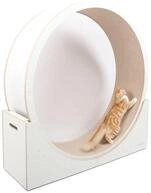 ELMATO Tierlaufrad Elmato 10721 Katzenlaufrad Simba XXL ca. 140cm in wei&szlig;/beige