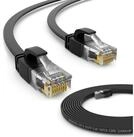 HB-DIGITAL CAT.6 FLACH Patchkabel SCHWARZ 0,25m Netzwerkkabel, Netzwerkstecker, RJ-45