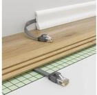 HB-DIGITAL Patchkabel 2m LAN Kabel CAT 6 flach U/UTP PVC Netzwerkkabel,
