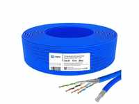 HB-DIGITAL Duplex CAT.8 Blau 10m Netzwerkkabel, Netzwerkstecker, (1000 cm),...