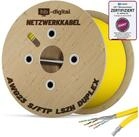 HB-DIGITAL CAT 7 Kabel Duplex Installationskabel Ethernet S/FTP LSZH AWG23