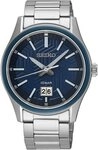 Seiko Quarzuhr SUR559P1, Armbanduhr, Damenuhr, Herrenuhr, Saphirglas, Datum