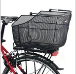 Pletscher Fahrradkorb Hinterradkorb Pletscher Deluxe XXL anthrazit,engmaschig,f&uuml;r